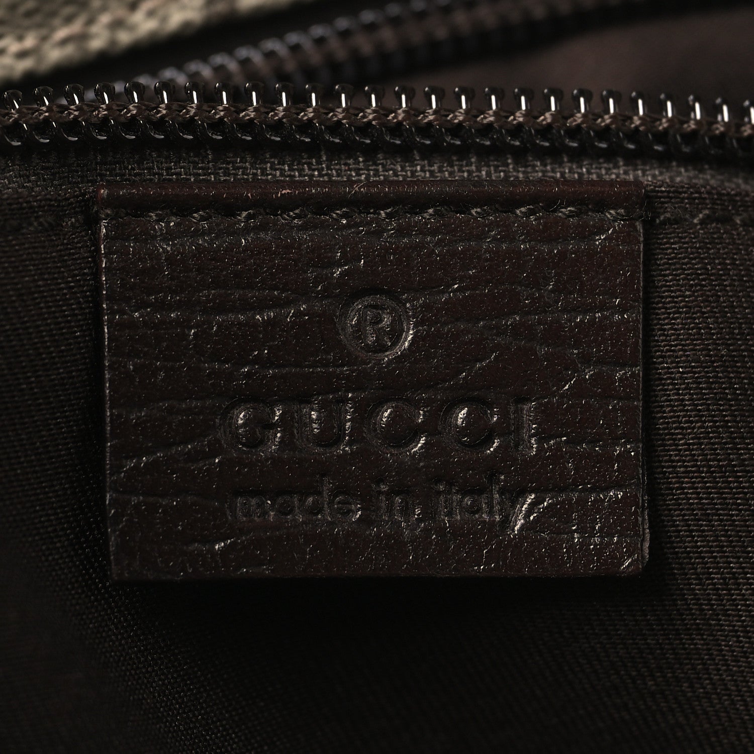GG Plus Monogram Medium Flat Messenger Bag Dark Brown