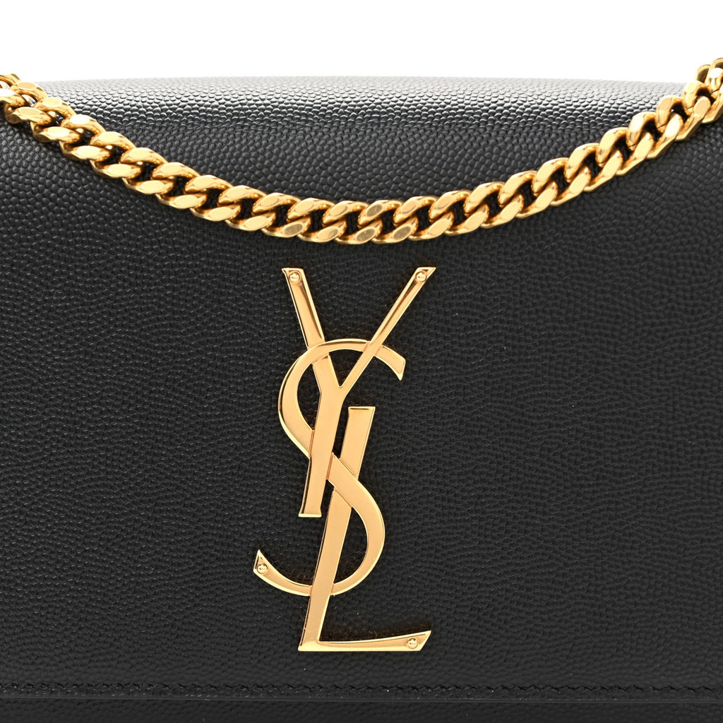 Grain De Poudre Small Monogram Kate Satchel Black