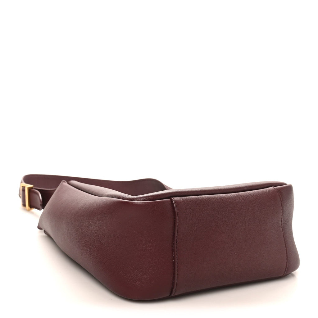 Smooth Calfskin Small Le 5 A 7 Soft Hobo Rouge Legion