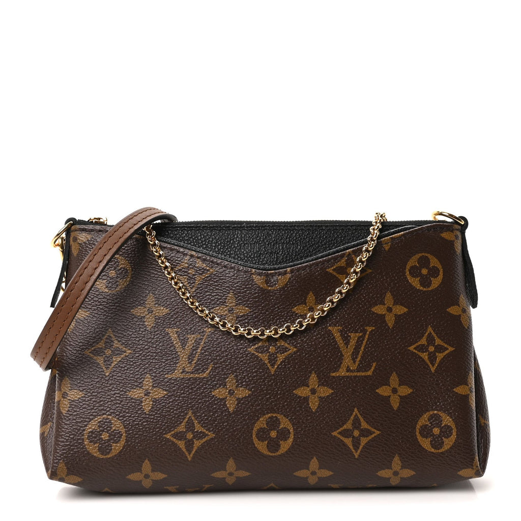 Monogram Pallas Clutch Black