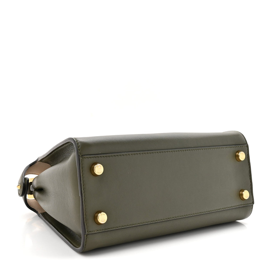 Vitello Tahiti Burro Medium Peekaboo Iconic Essentially Satchel Asparago Camelia