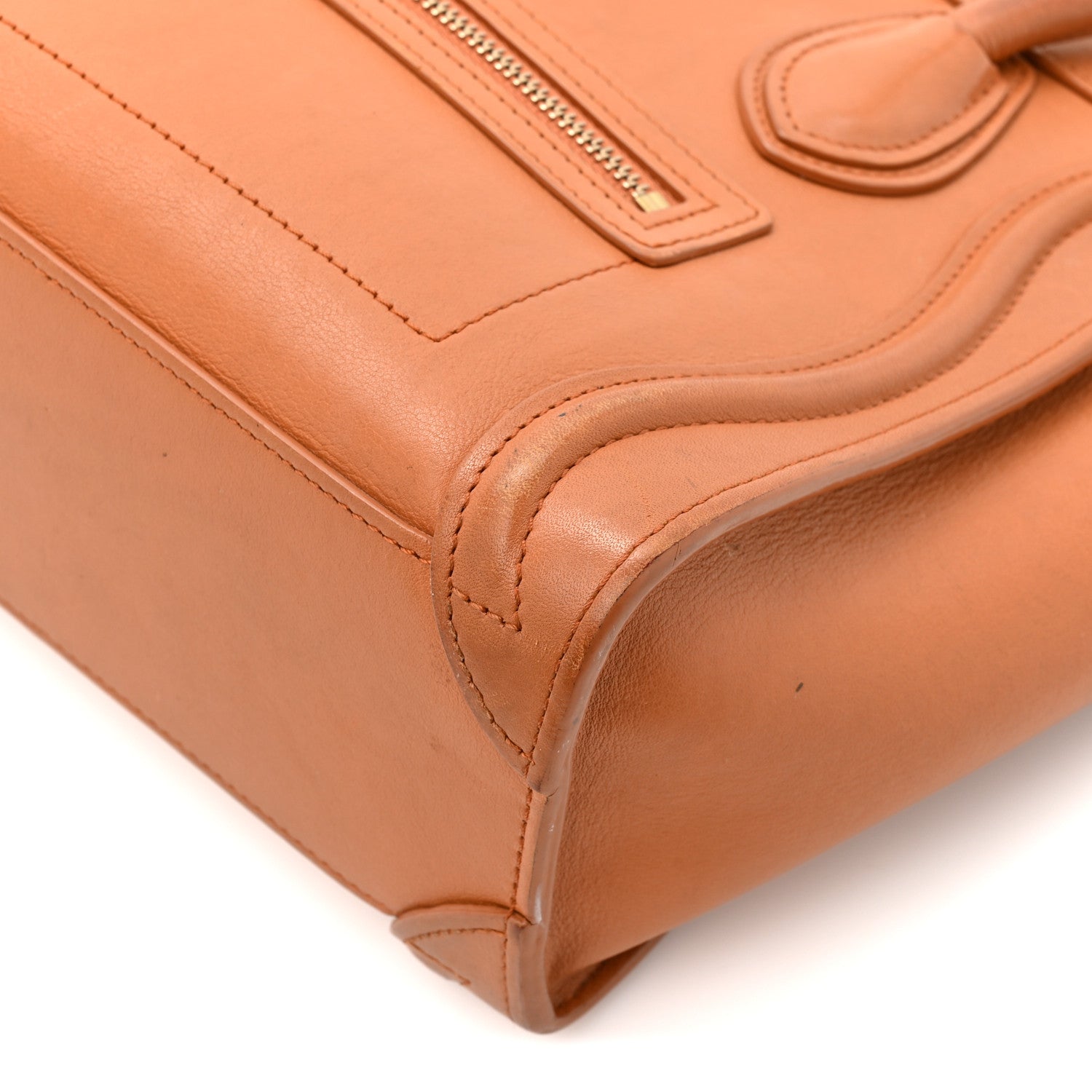 Smooth Calfskin Nano Luggage Light Copper