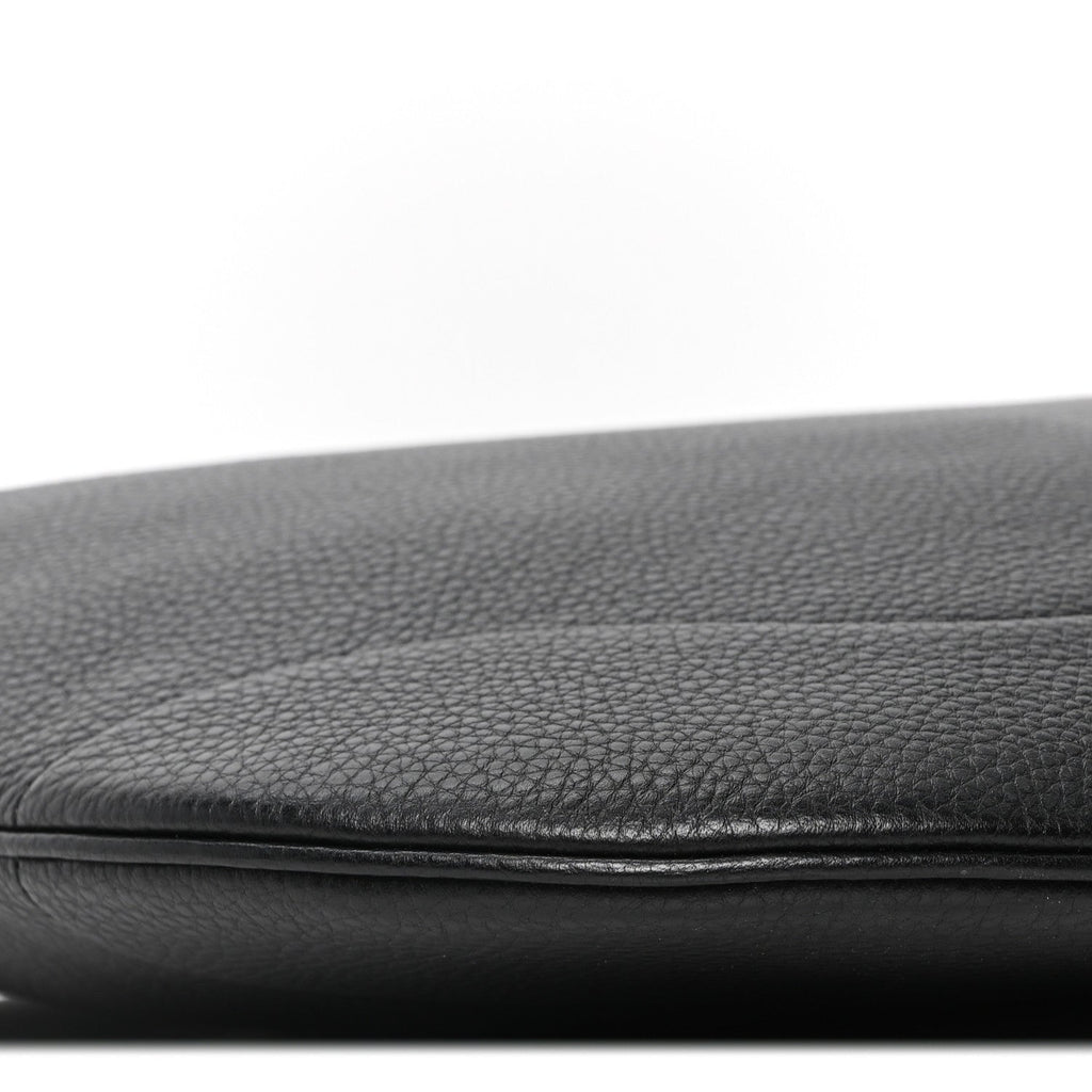 Soft Grained Calfskin Maxi B Hobo Black