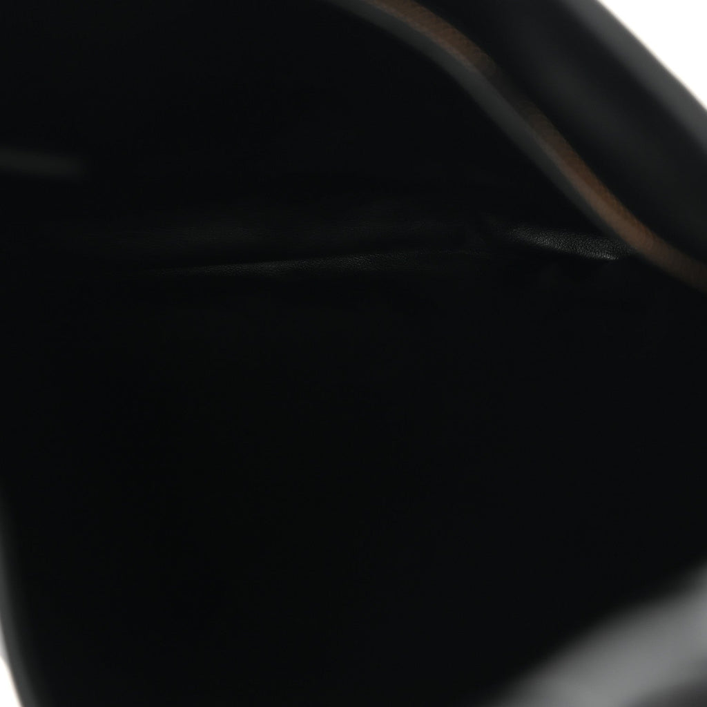 Calfskin Intrecciato Small Hop Black