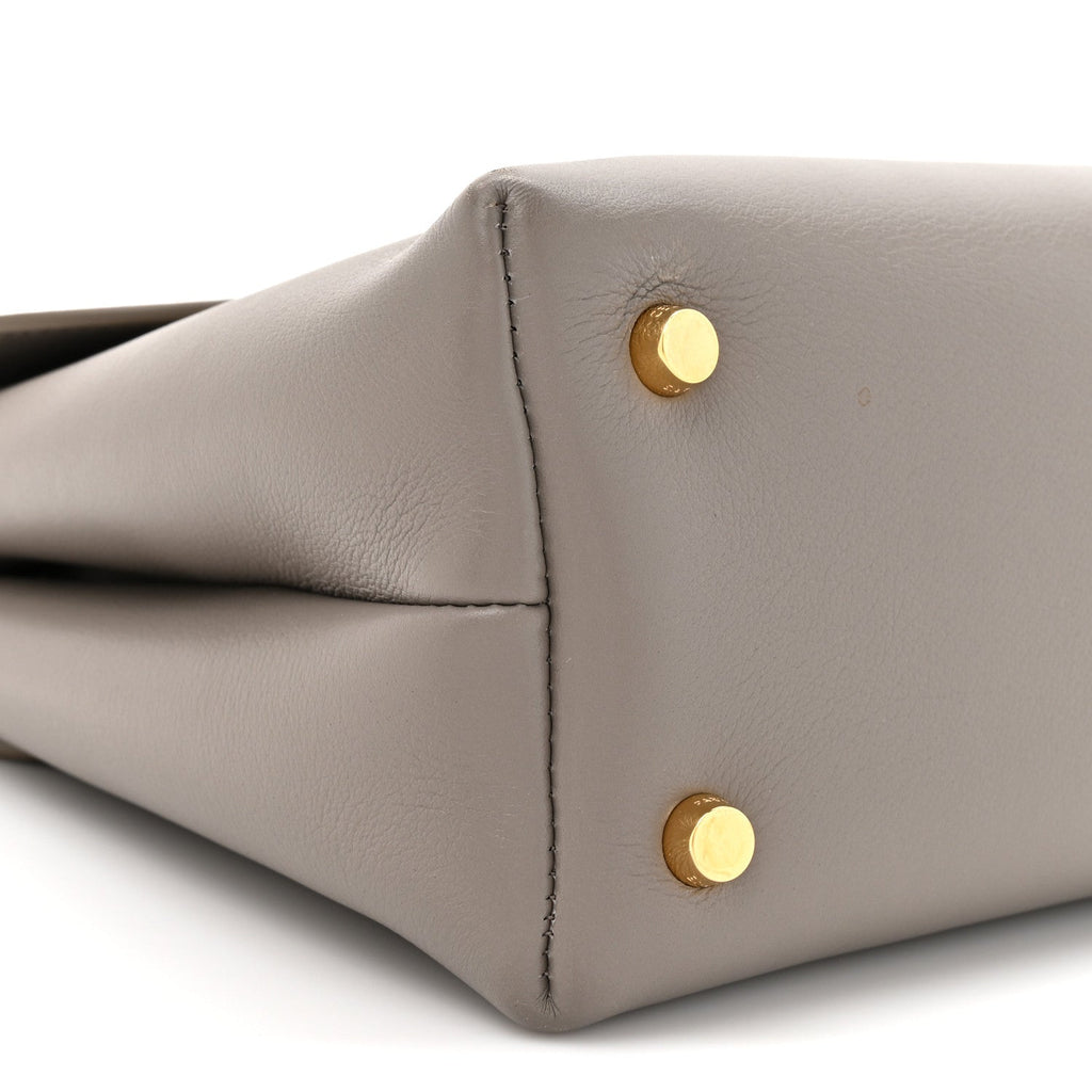 Supple Calfskin Medium Nino Smoked Brown