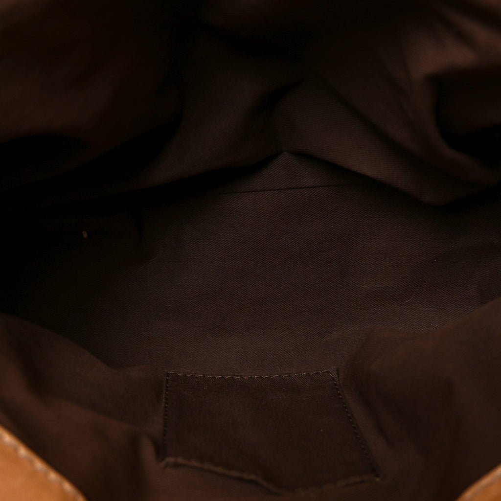 Calfskin Medium Paddington Capsule Satchel Brown