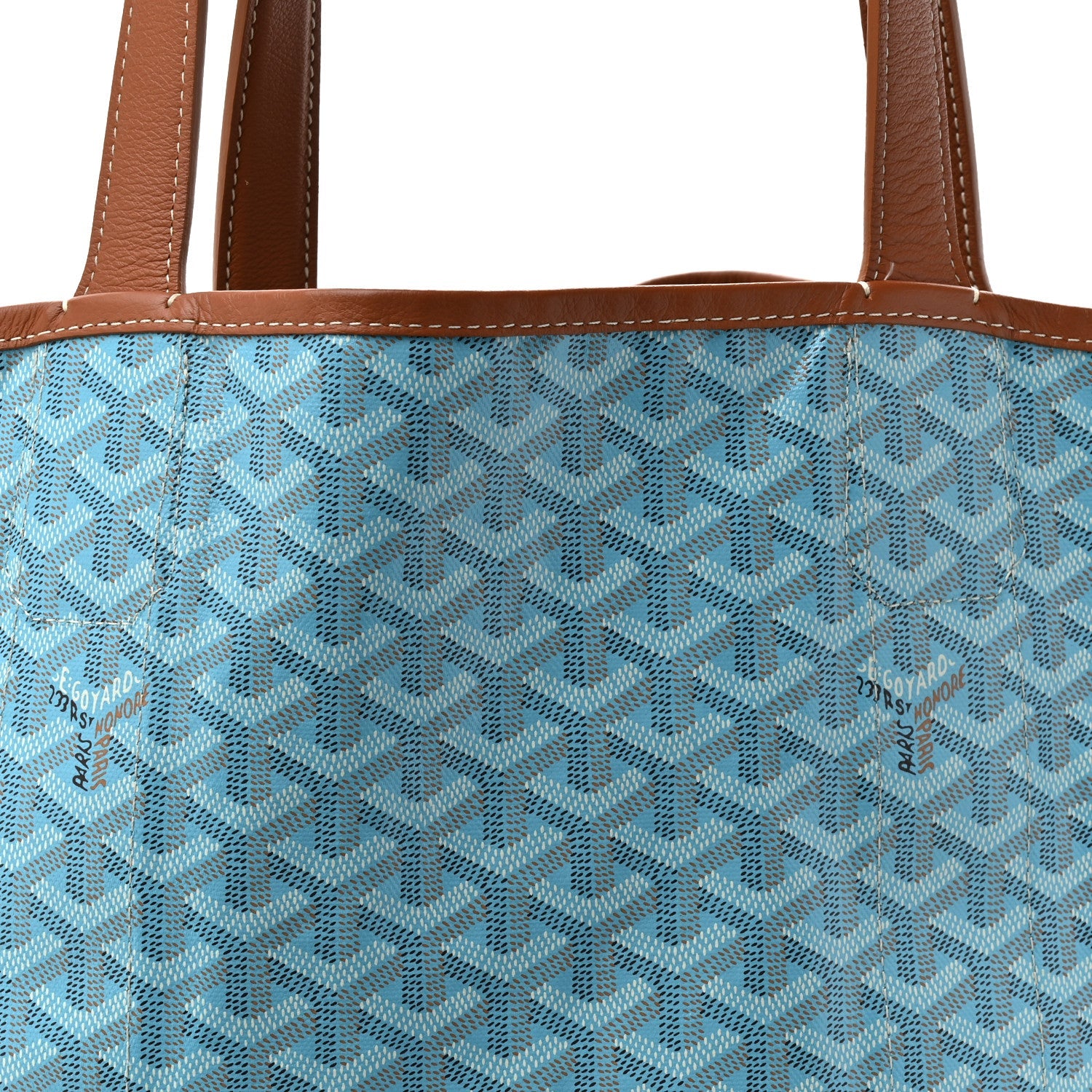 Goyardine Reversible Belharra Light Blue