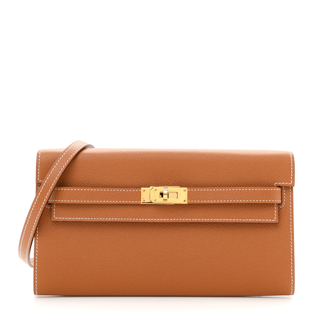 Epsom Kelly Wallet To Go Gold