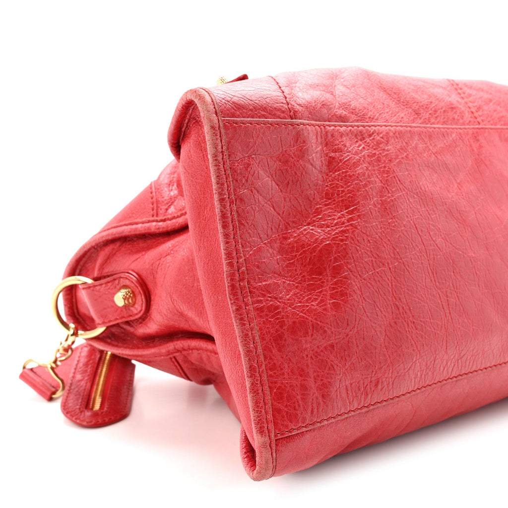 Agneau Giant 12 Gold Hardware Part Time Rouge Cardinal
