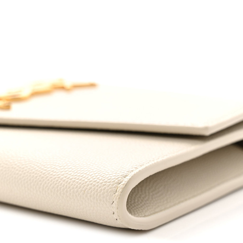 Grain De Poudre Monogram Uptown Chain Wallet Crema Soft