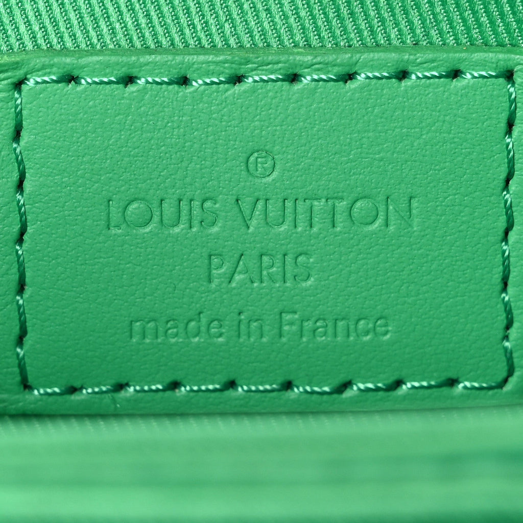 Taurillon Monogram S Lock Wearable Wallet Minty Green
