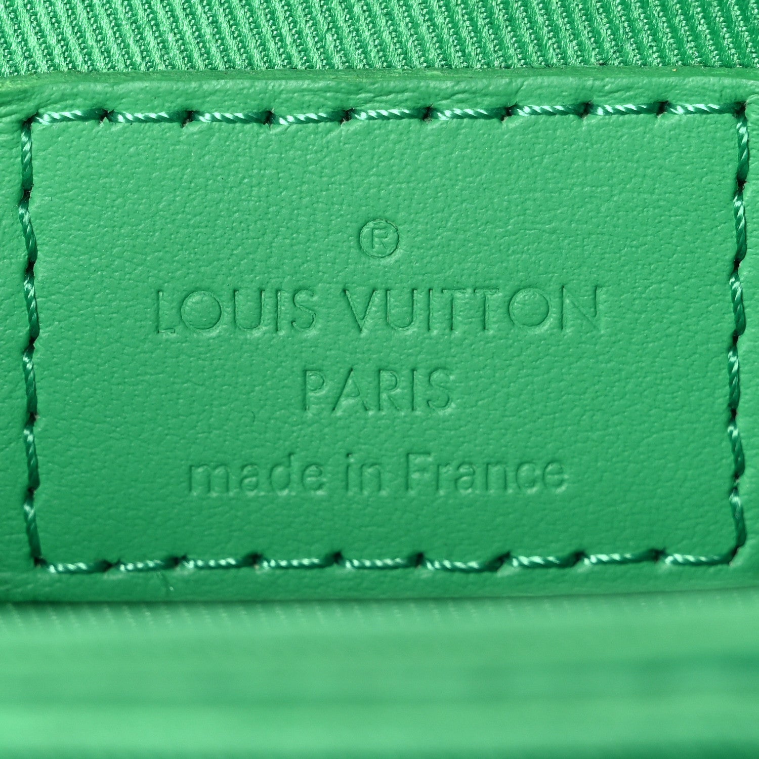 Taurillon Monogram S Lock Wearable Wallet Minty Green