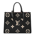 Empreinte Monogram Giant Onthego MM Black Beige