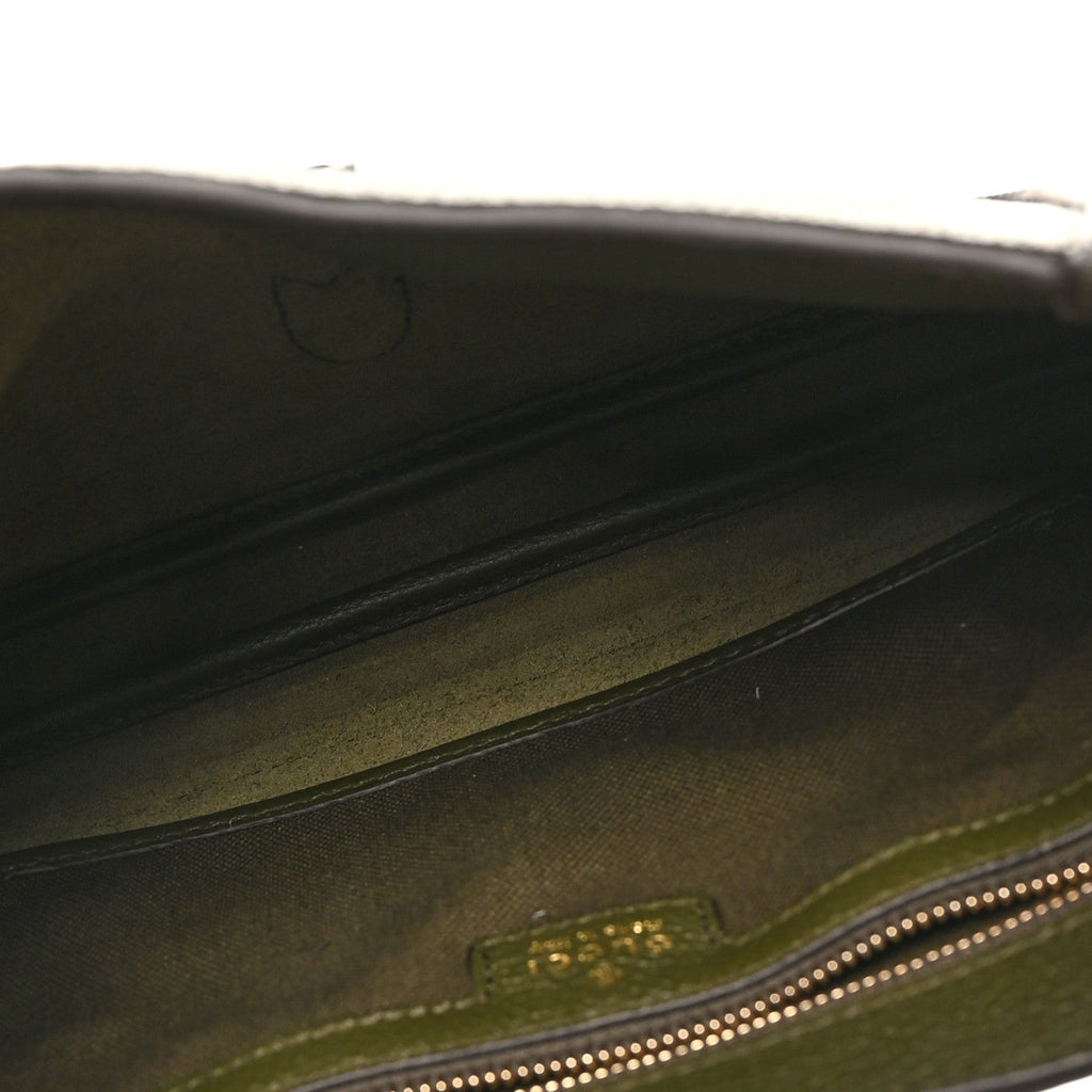 Grand Prix Calfskin Web Medium Jackie 1961 Hobo Dark Green