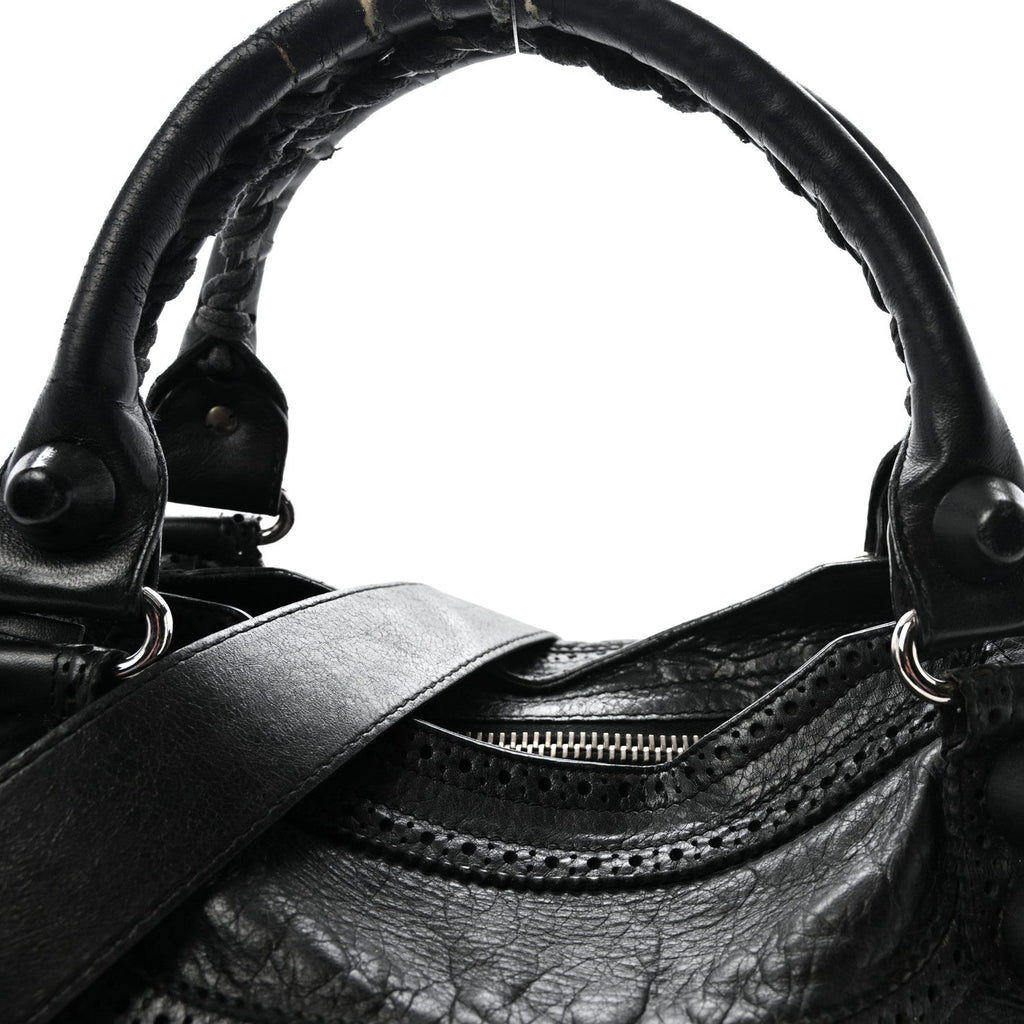 Agneau Giant Brogues Hardware City Black