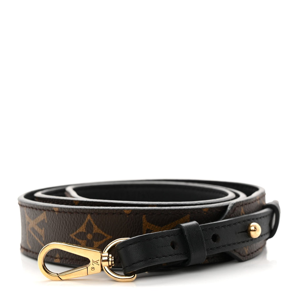 Monogram Bandouliere Shoulder Strap XL Black