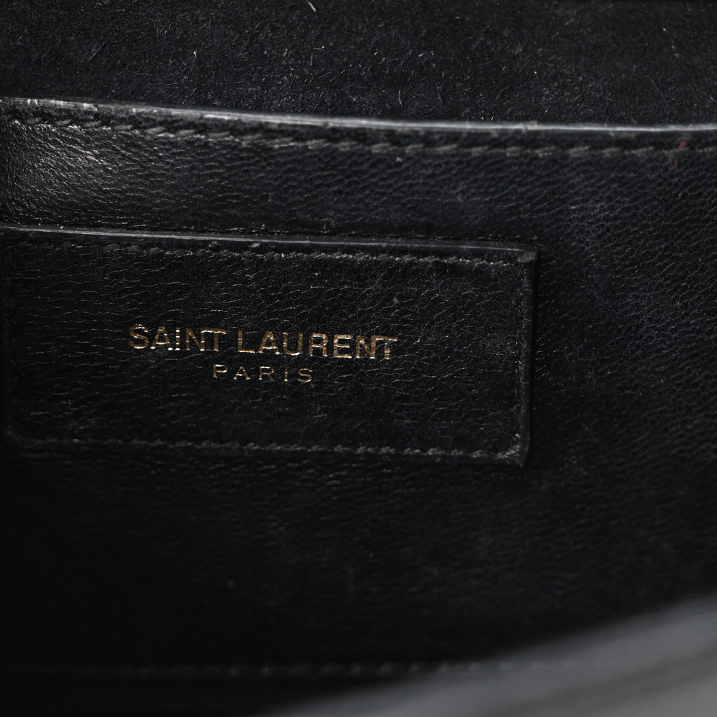 Grain De Poudre Small Monogram Kate Satchel Black