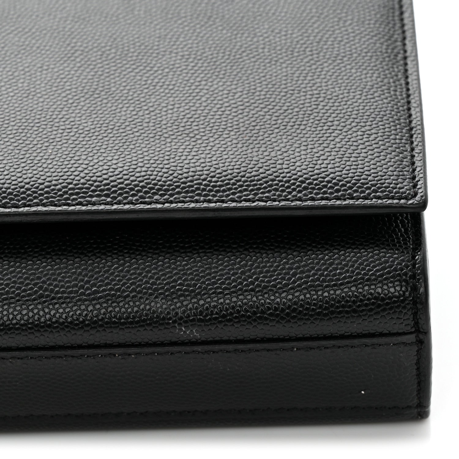 Grain De Poudre Monogram Cassandre Clutch Black