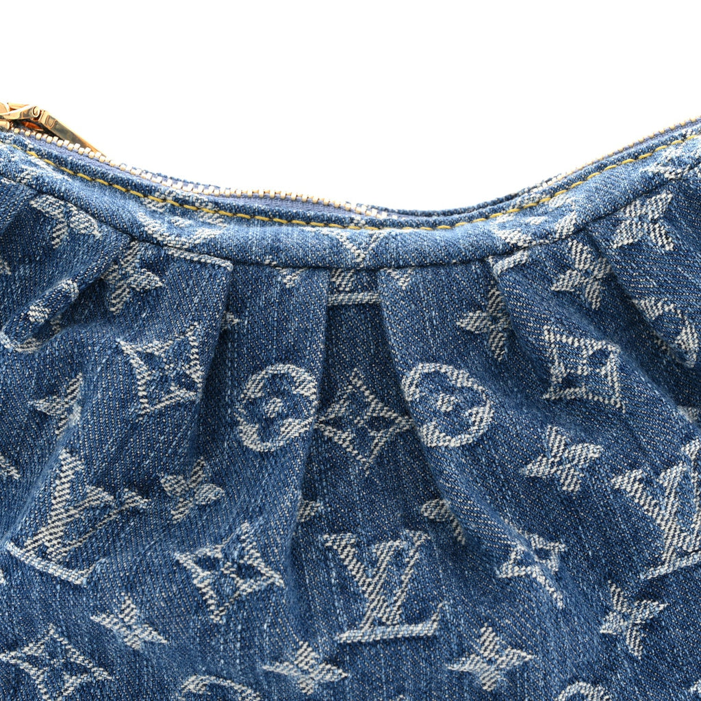 Monogram Denim Pochette Valley Blue