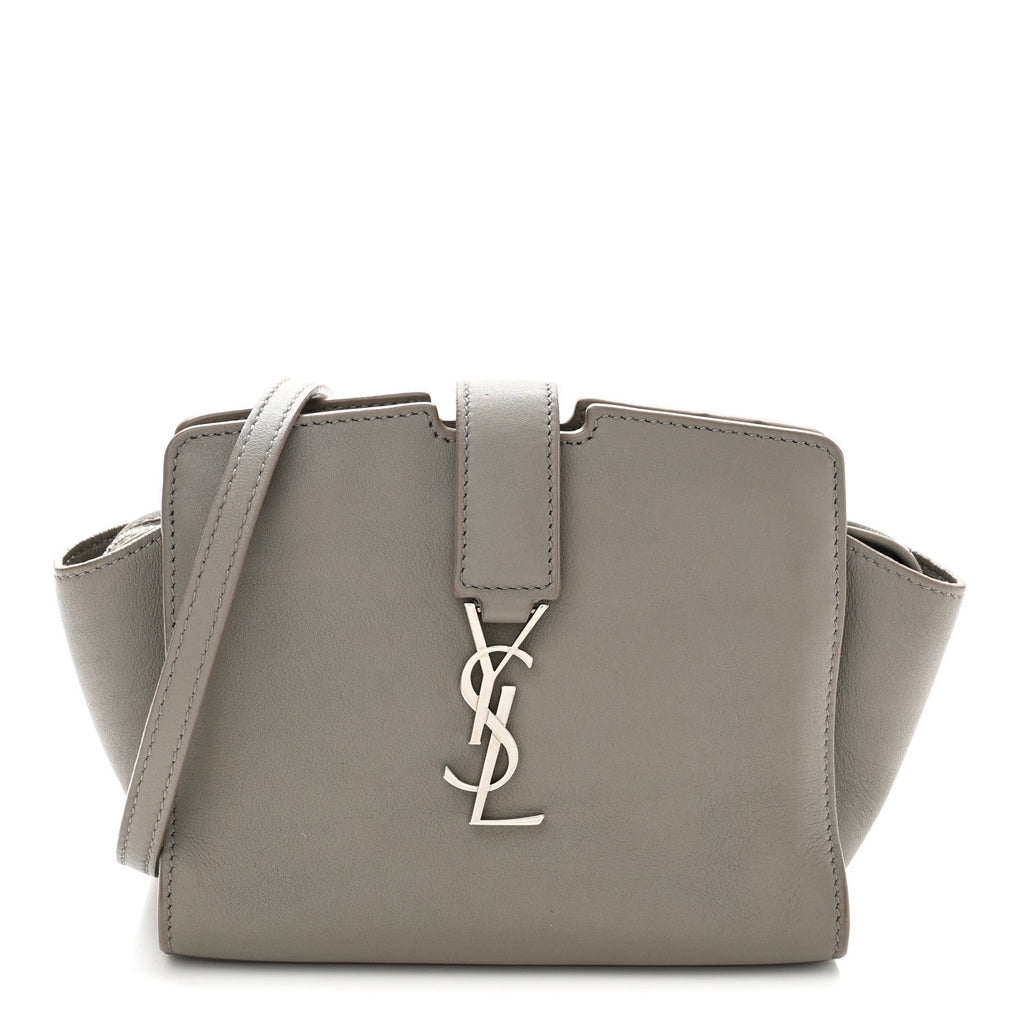 Calfskin Monogram Toy Cabas  Oyster Grey