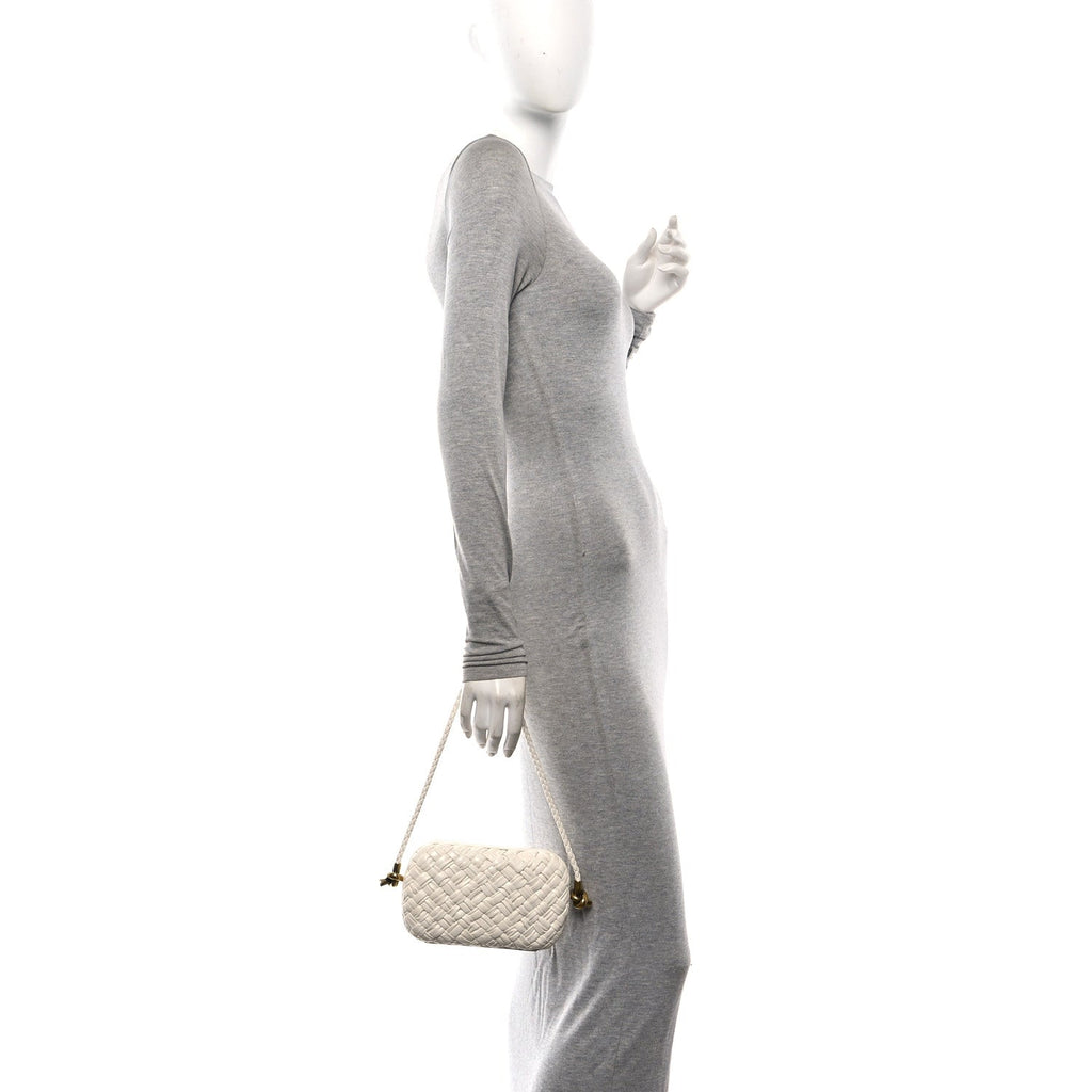 Foulard Intrecciato Knot On Strap White