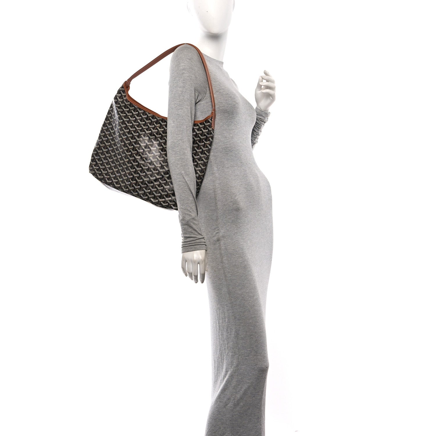 Goyardine Boheme Hobo Black Gold