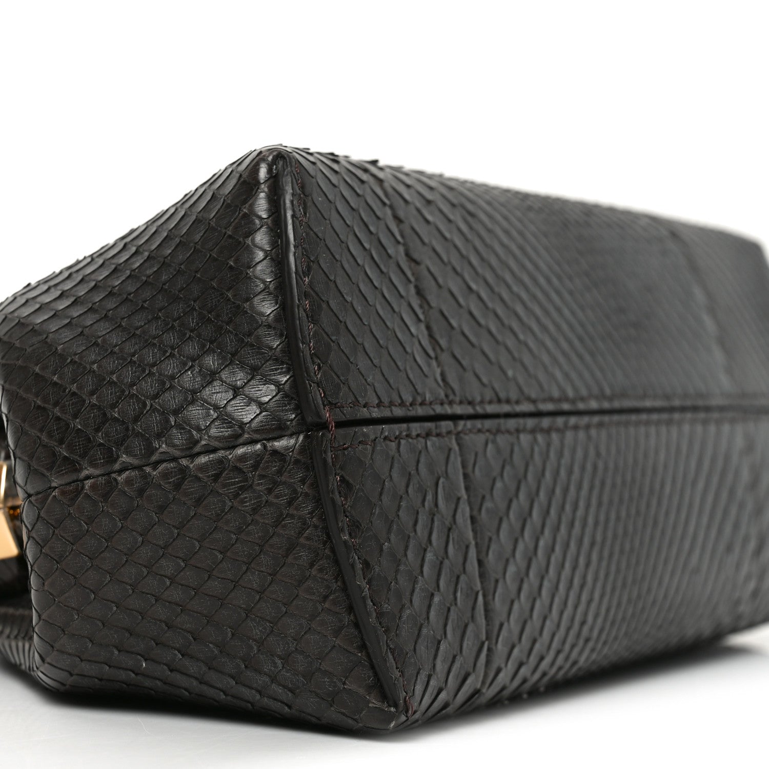 Snakeskin Small Fendi First Brown