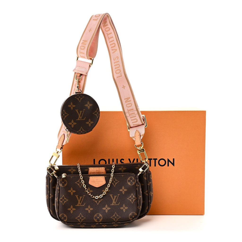 Monogram Multi Pochette Accessories Rose Clair