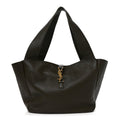 Grained Deerskin Bea Tote Light Musk