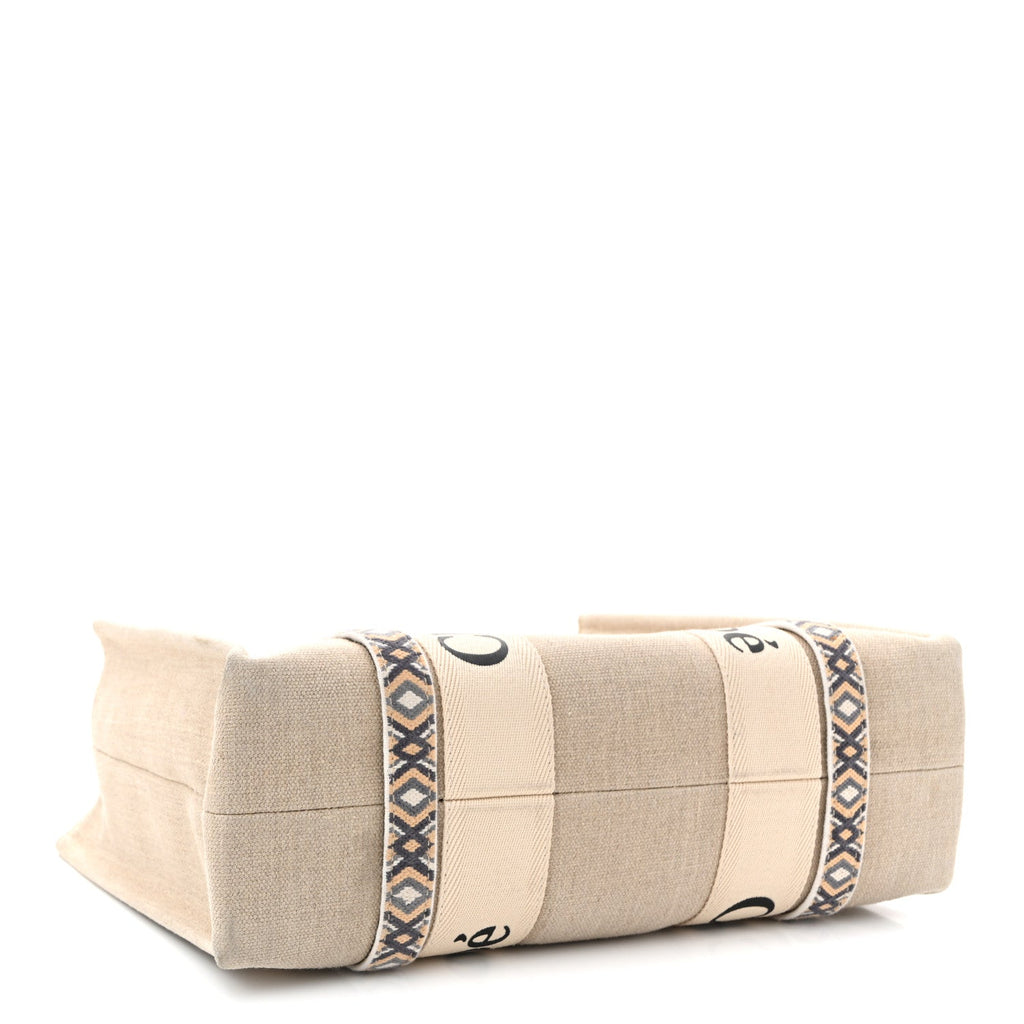Cotton Medium Woody Ribbon Tote Slate Green