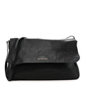 Agneau Large Grungy Messenger Black