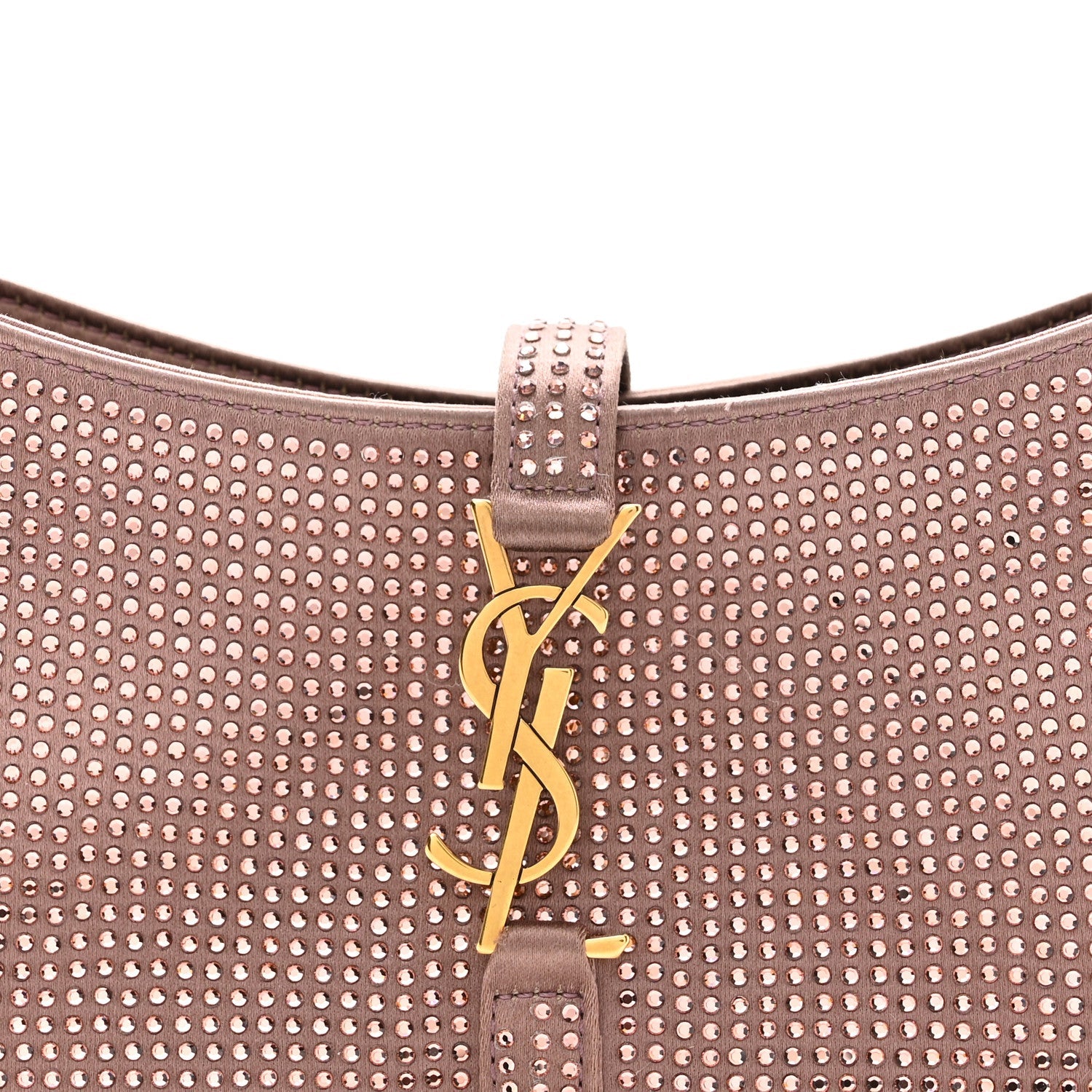 Satin Crystal Le 5 A 7 Mini Hobo Elderberry