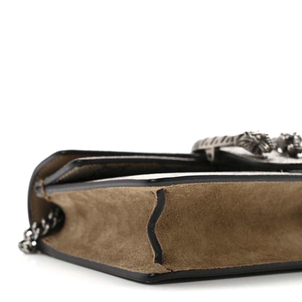 GG Supreme Monogram Super Mini Dionysus Shoulder Bag Taupe
