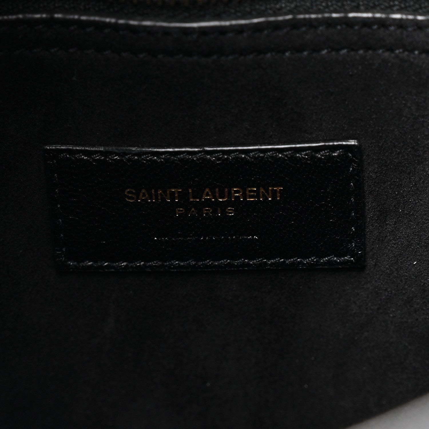Suede Studded Bucket Bag Black