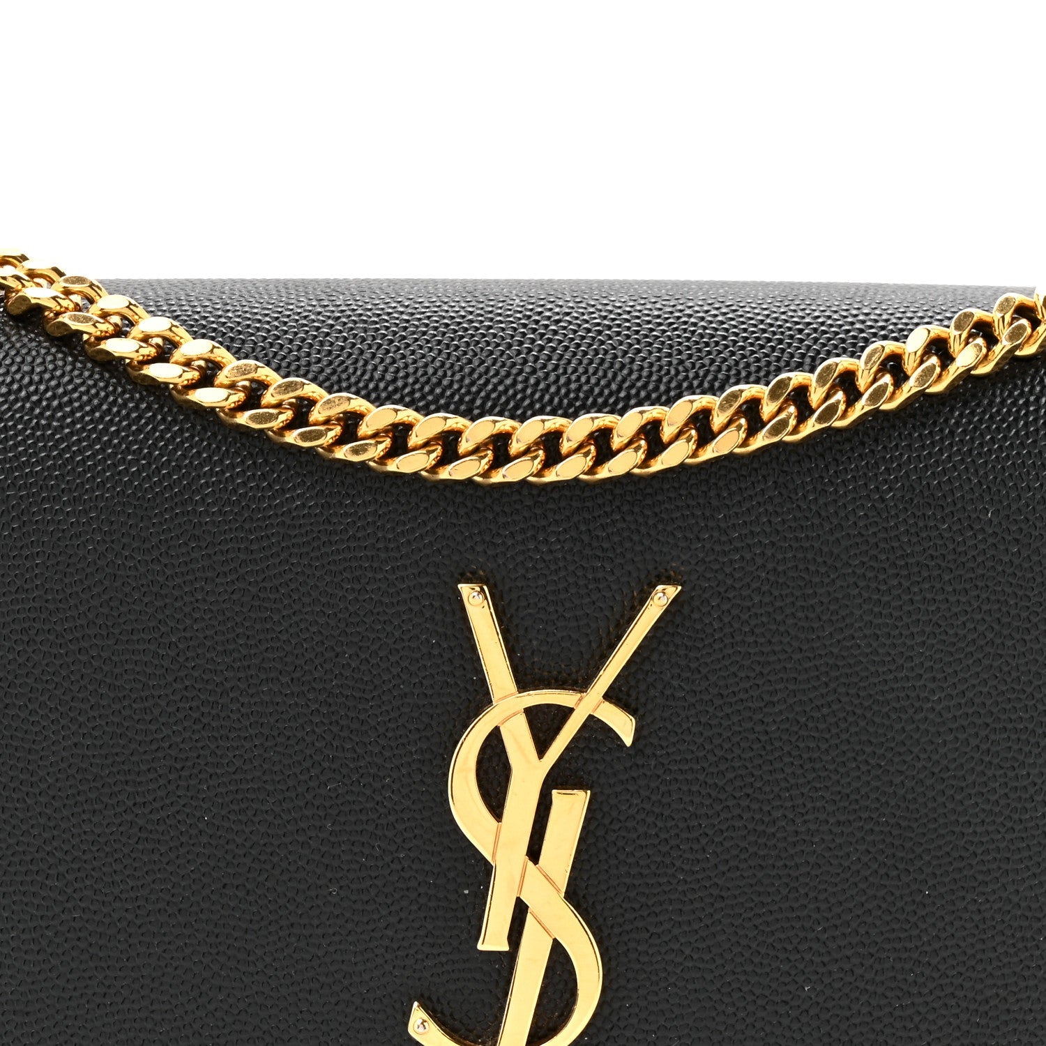 Grain De Poudre Small Monogram Kate Satchel Black