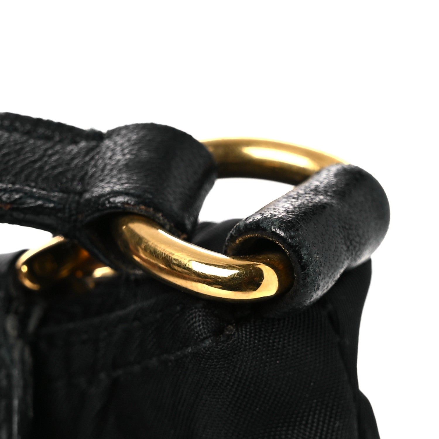 Tessuto Nylon Pochette Bag Black