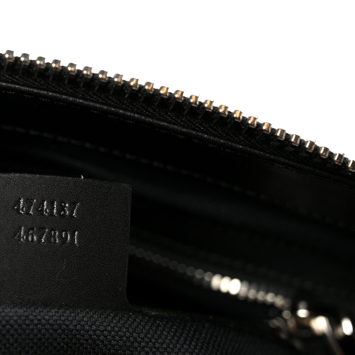GG Supreme Monogram Appia Calfskin Web Flat Messenger Bag Black Grey Black Grey