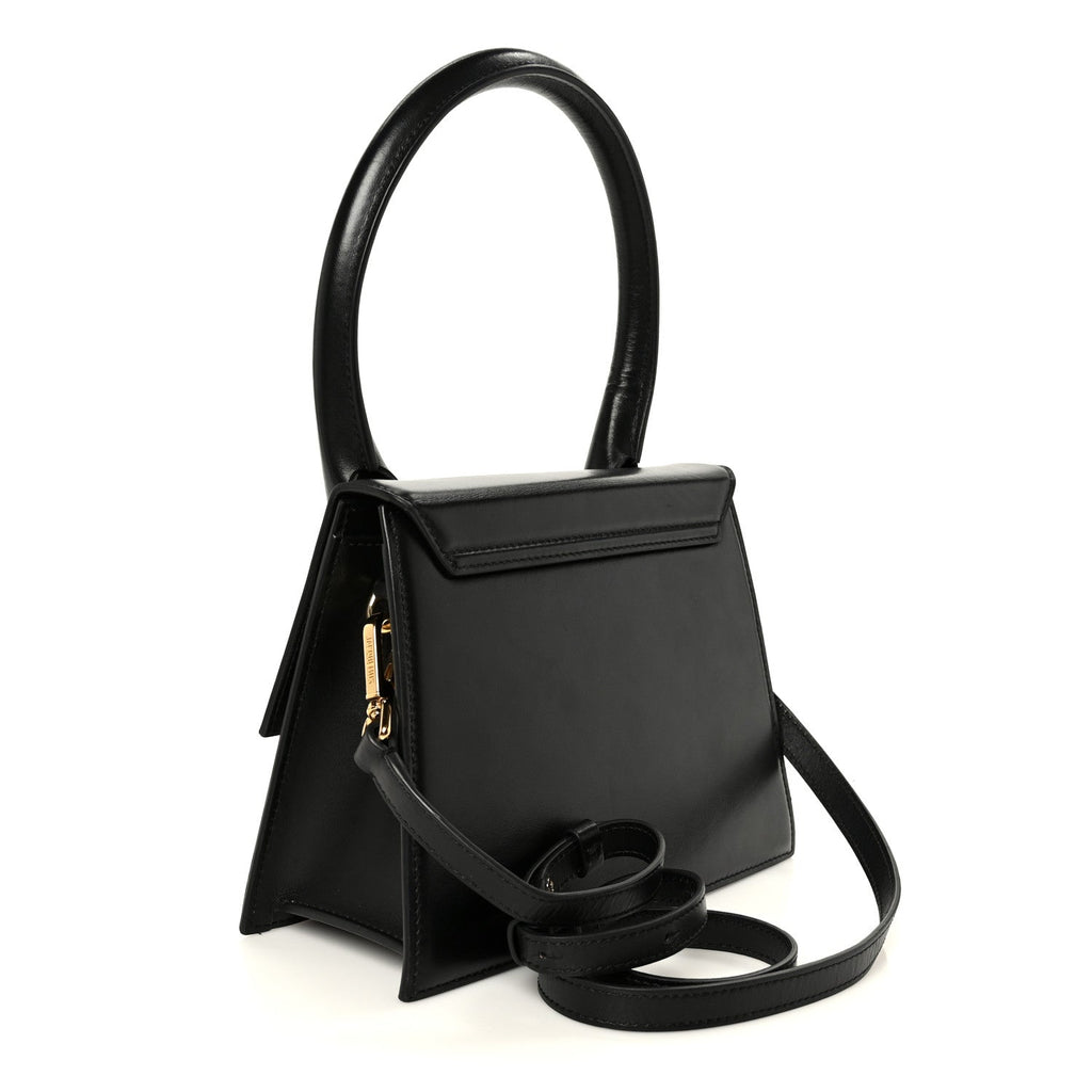 Smooth Calfskin Le Chiquito Moyen Black