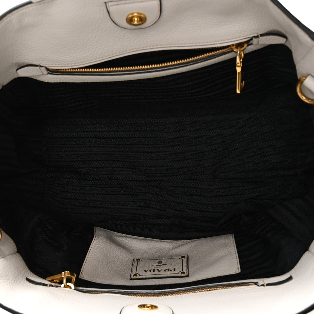 Vitello Daino Shopping Tote Talco