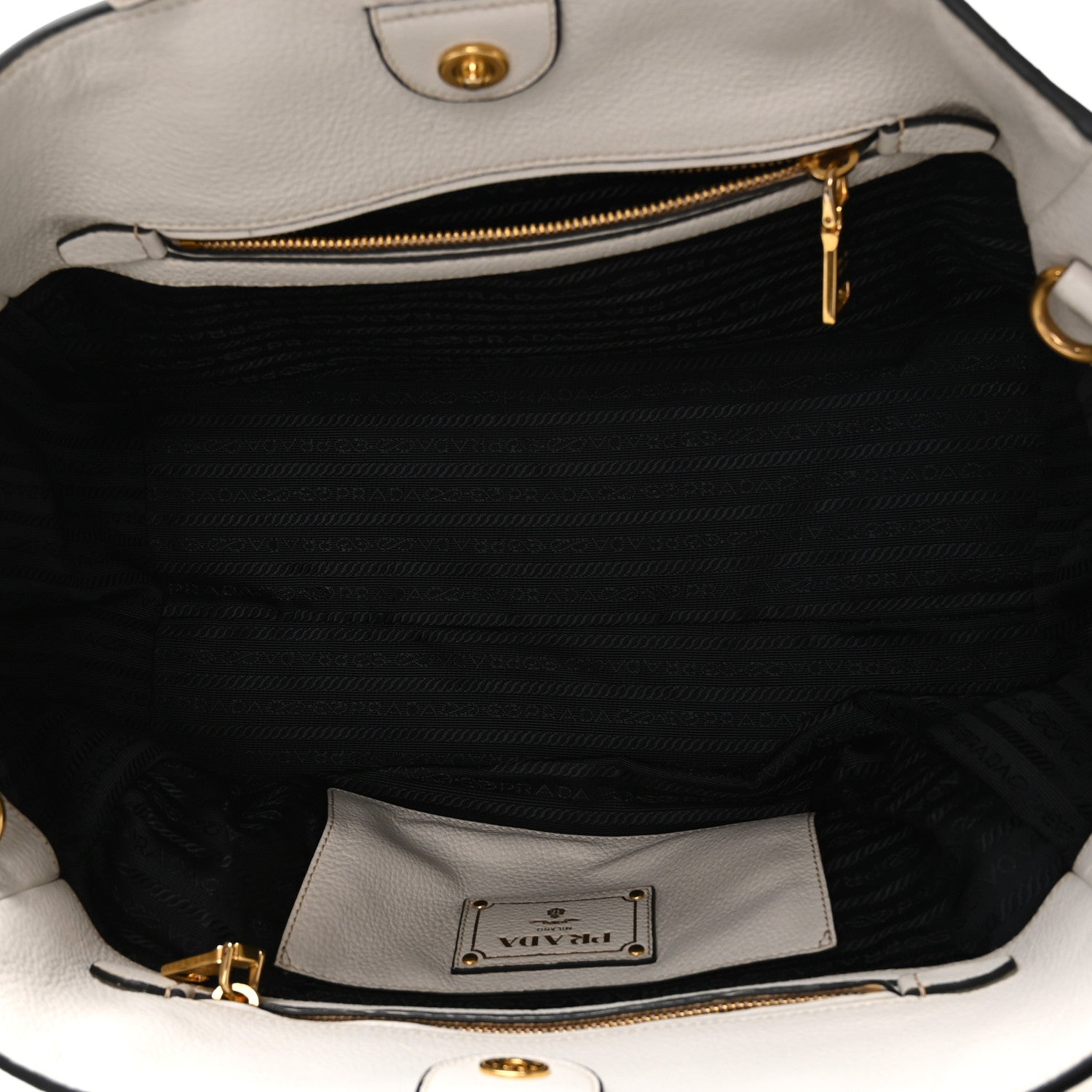 Vitello Daino Shopping Tote Talco