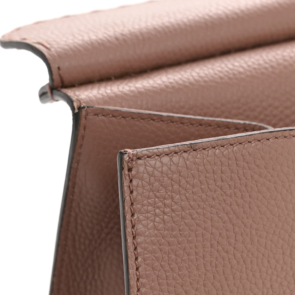 Calfskin Small GG Marmont Top Handle Bag Rosy Phard