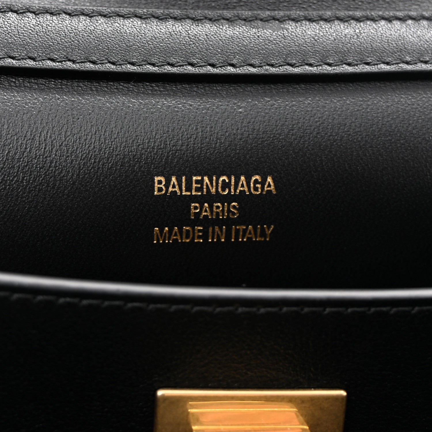 Natural Smooth Calfskin Small Rodeo Top Handle Handbag Black