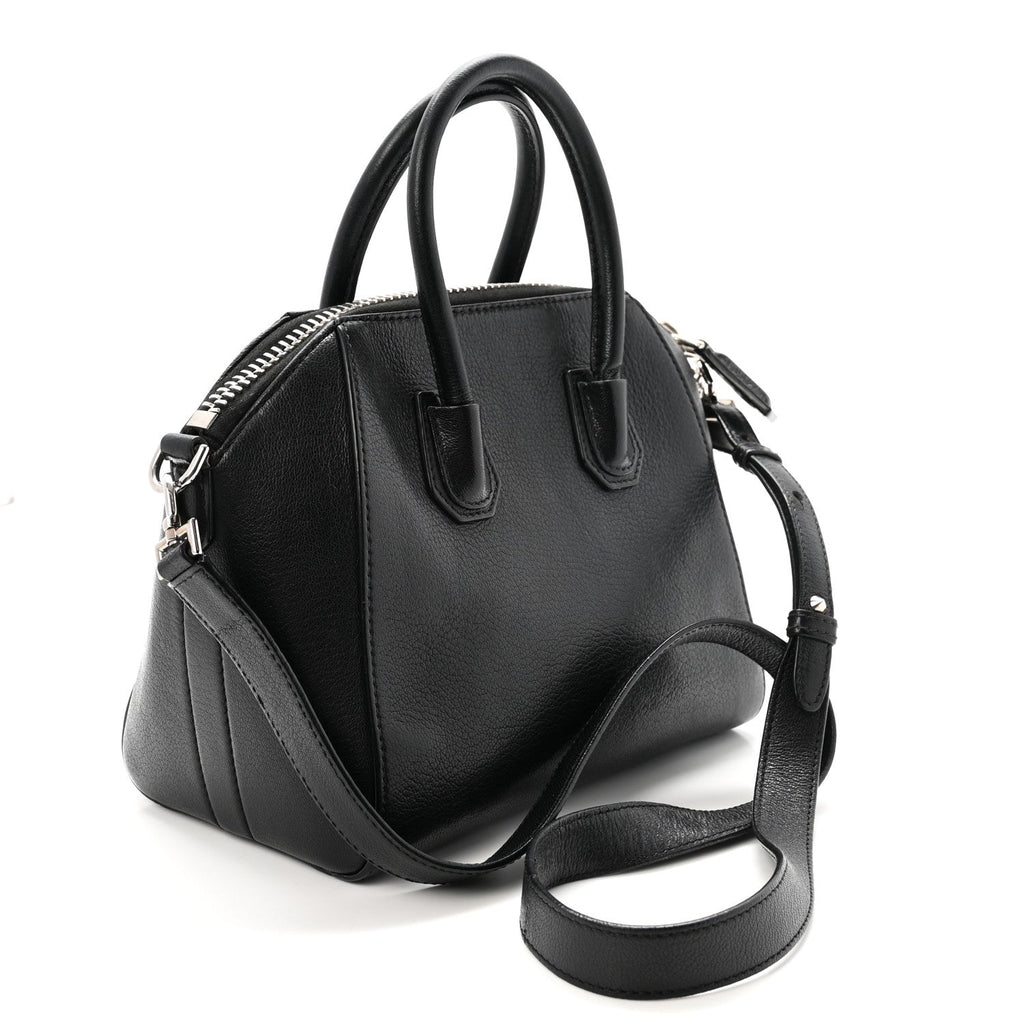 Sugar Goatskin Mini Antigona Black