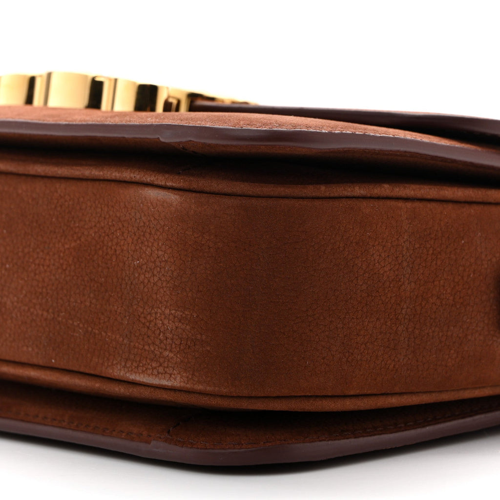 Nubuck Calfskin Teen Triomphe Chestnut