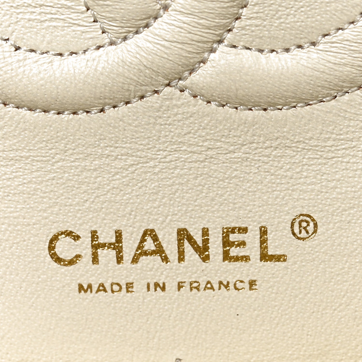 Caviar Quilted Medium Double Flap White