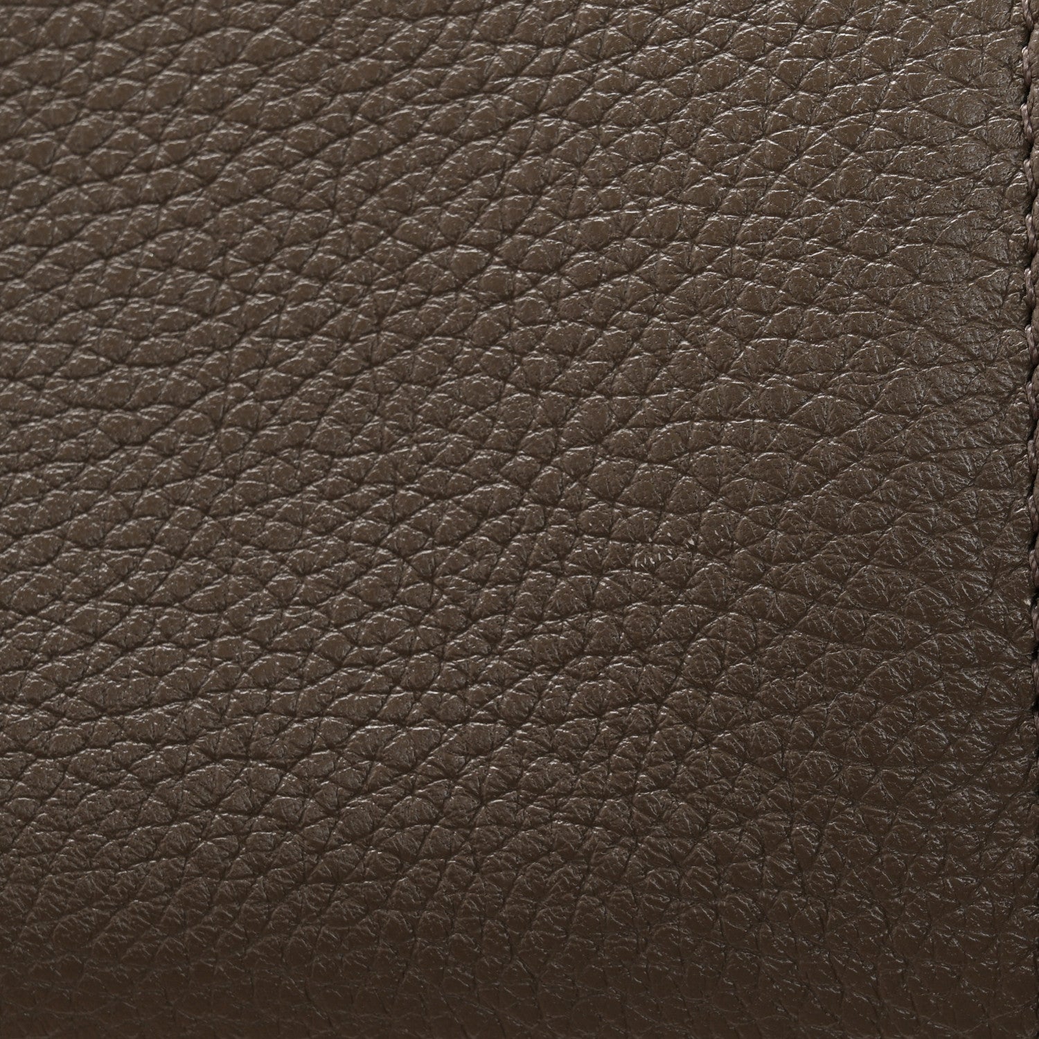 Drummed Calfskin Suede Medium Trapeze Souris