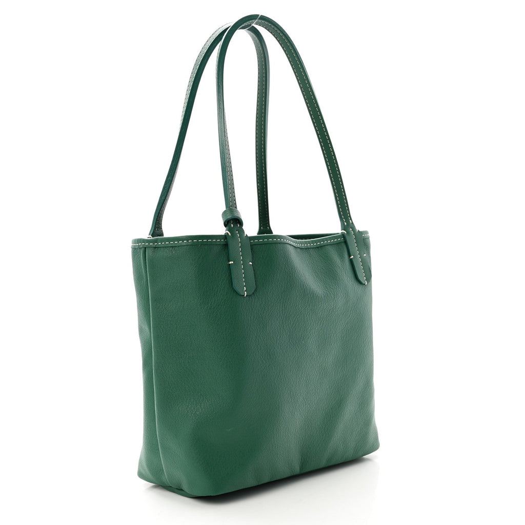 Goyardine Reversible Mini Anjou Green