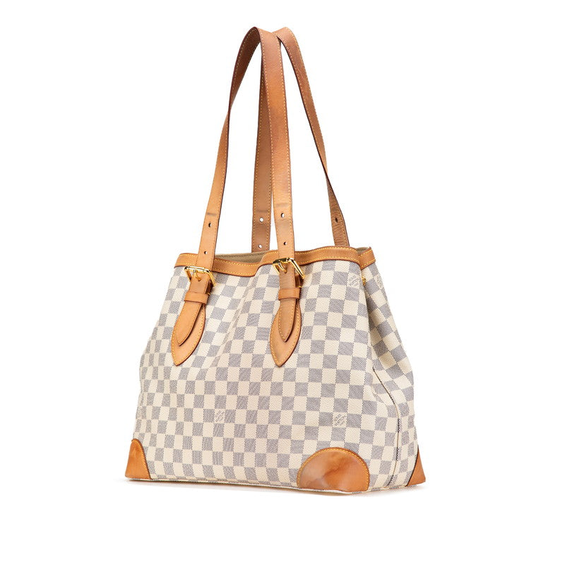 Louis Vuitton Hampstead MM Damier Azur Shoulder Bag