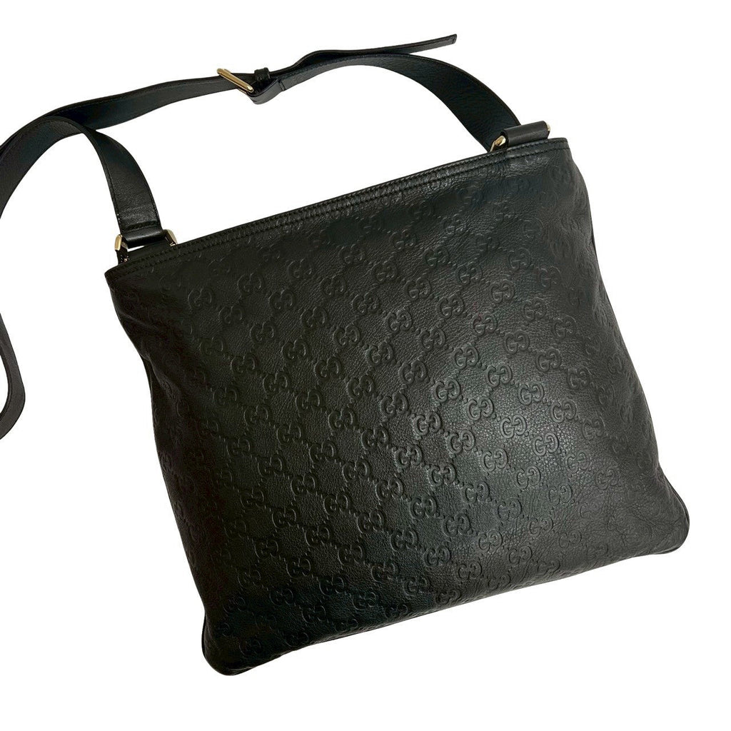 Gucci GG Logo Leather Shoulder Bag