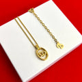 Christian Dior CD Logo Necklace